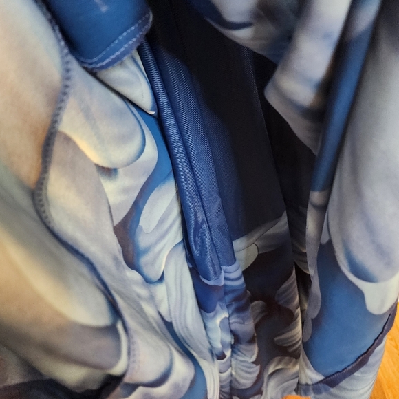 MINT JULEP Plus Size Floral Blue Maxi Dress size 3X - Picture 8 of 13